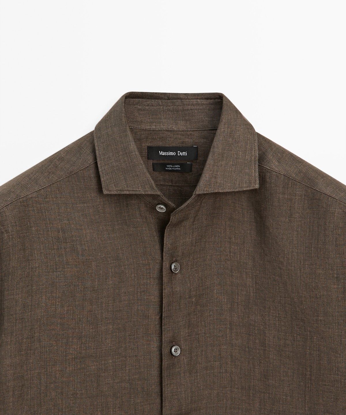 마시모두띠(MASSIMO DUTTI) 100% 린넨 셔츠