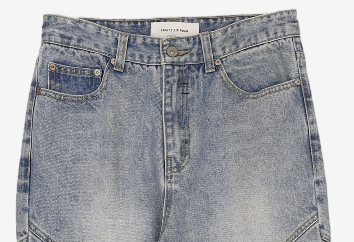 86로드(86ROAD) MID BLUE FLARE BIKER JEAN(부츠컷) 28