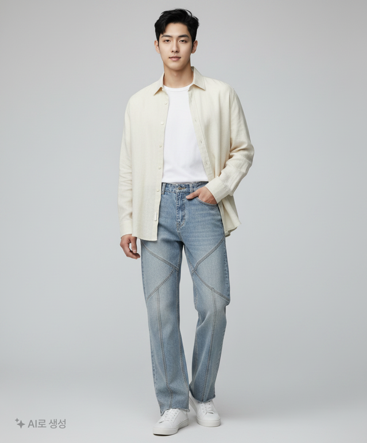 86로드(86ROAD) MID BLUE FLARE BIKER JEAN(부츠컷) 28