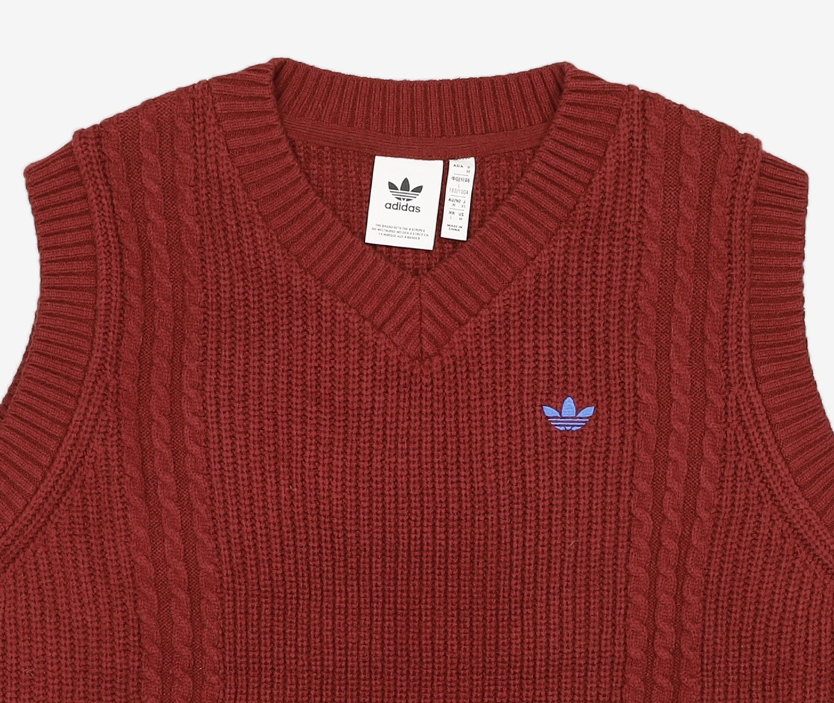 아디다스(ADIDAS) 70s 니트 베스트 - 쉐도우레드 / JN5974 L