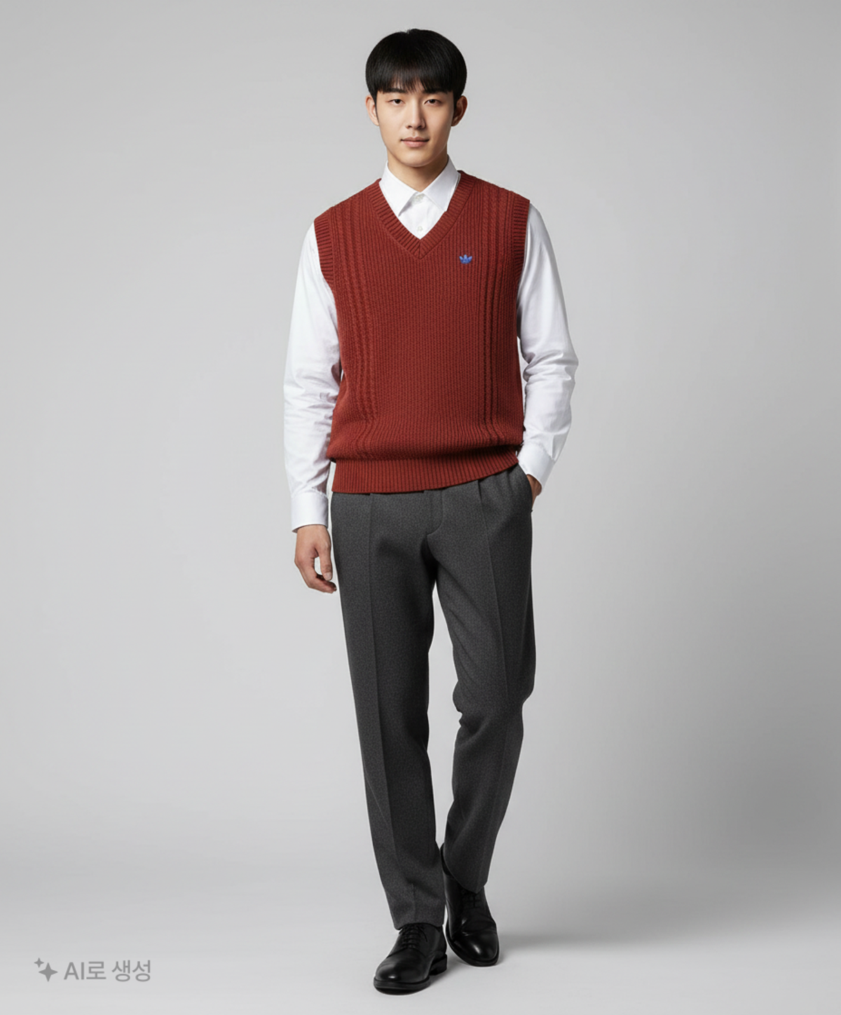 아디다스(ADIDAS) 70s 니트 베스트 - 쉐도우레드 / JN5974 L