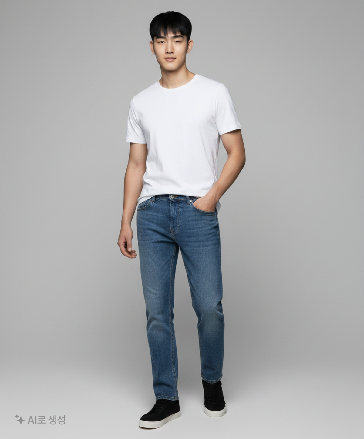 스파오(SPAO) 청/데님 팬츠 80