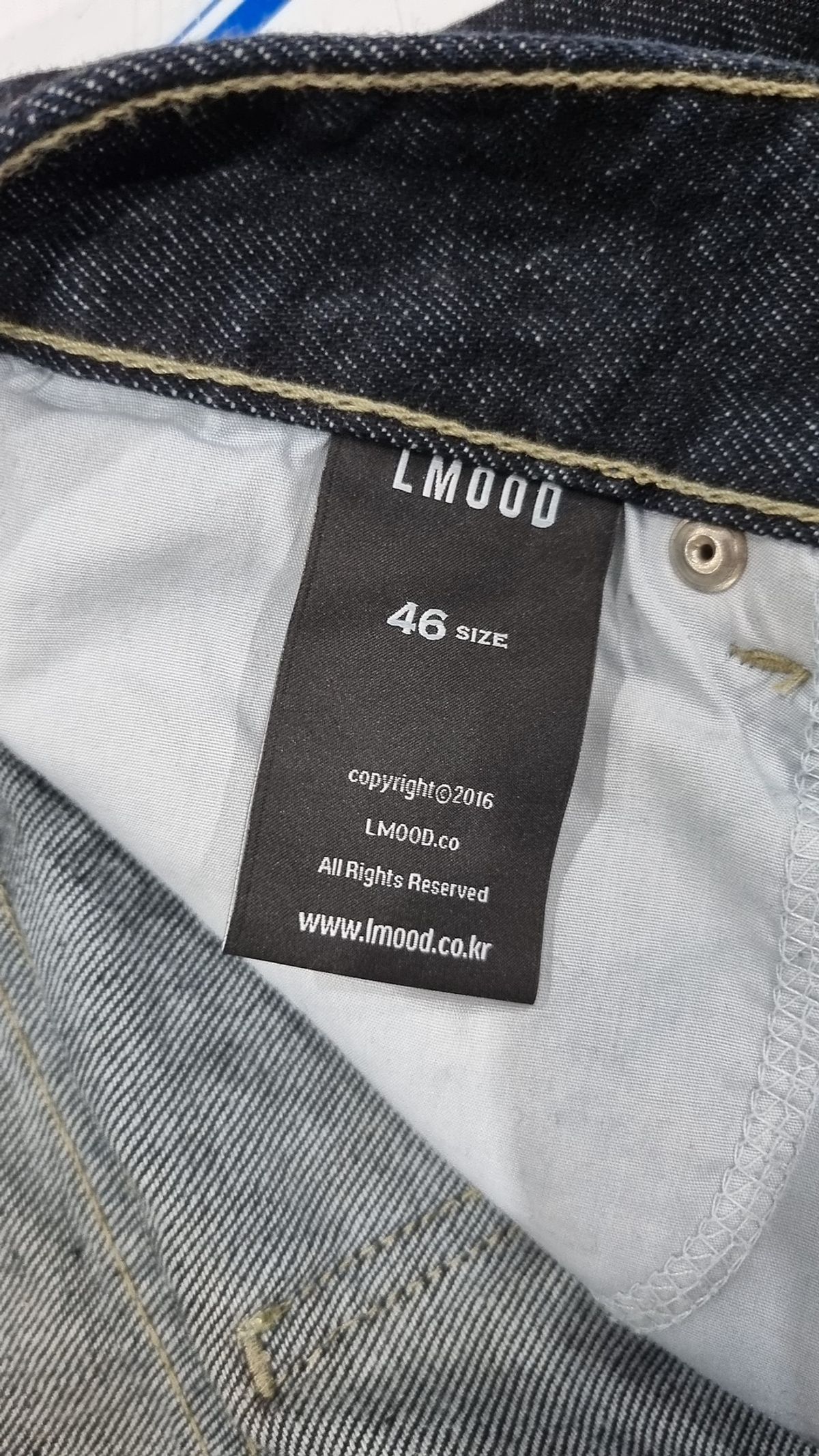 엘무드(LMOOD) 청/데님 팬츠 46