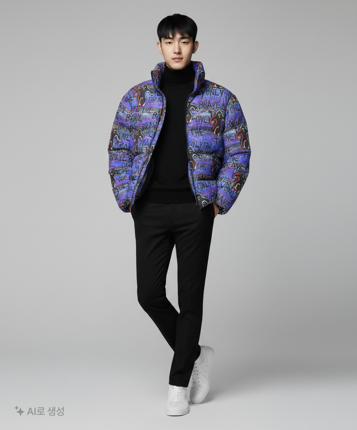 디젤(DIESEL) 숏 패딩/숏 헤비 아우터 S