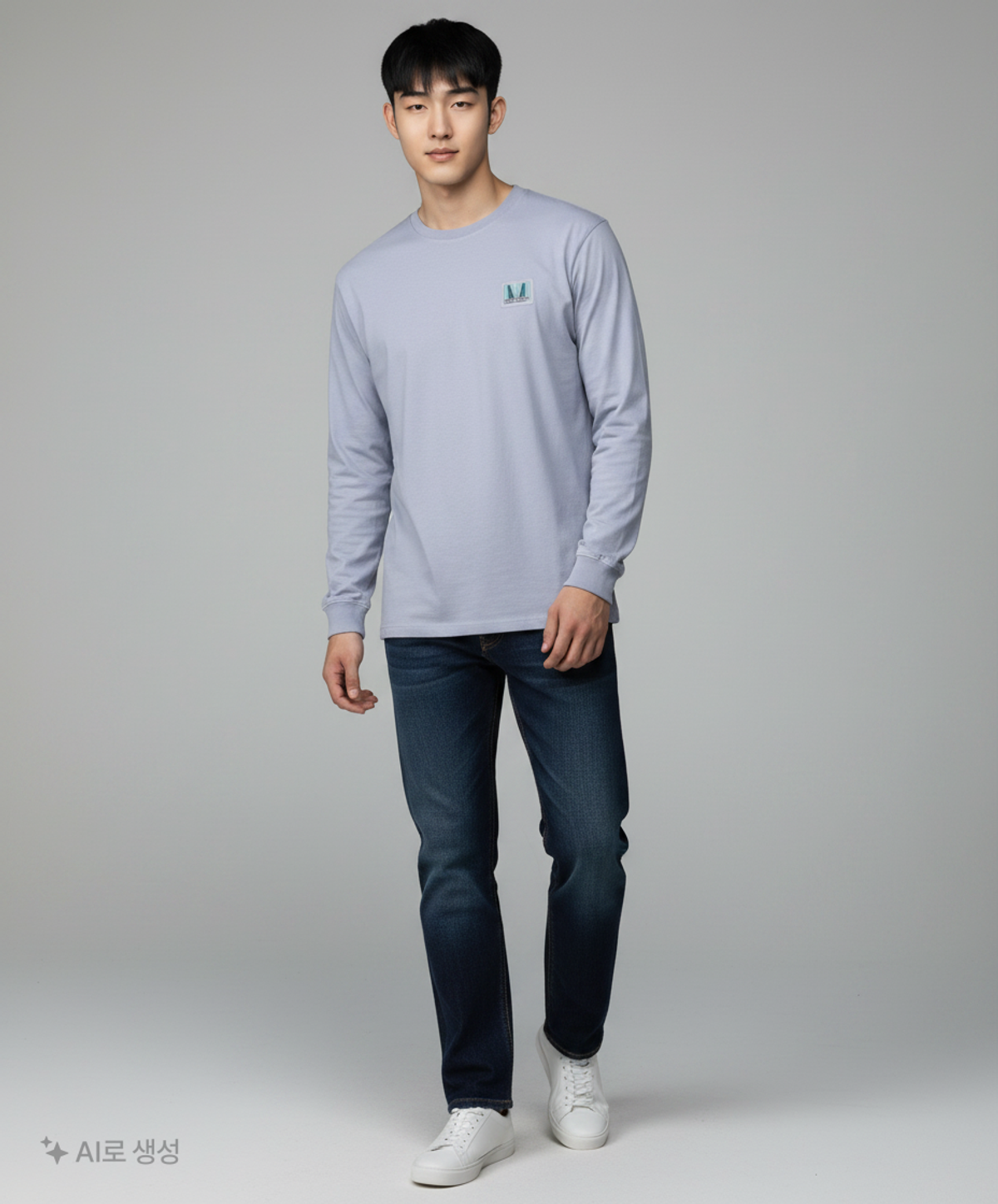 엠엠엘지(MMLG) [Mmlg] RAINBOW M LSV-T (MELANGE BLUE) L