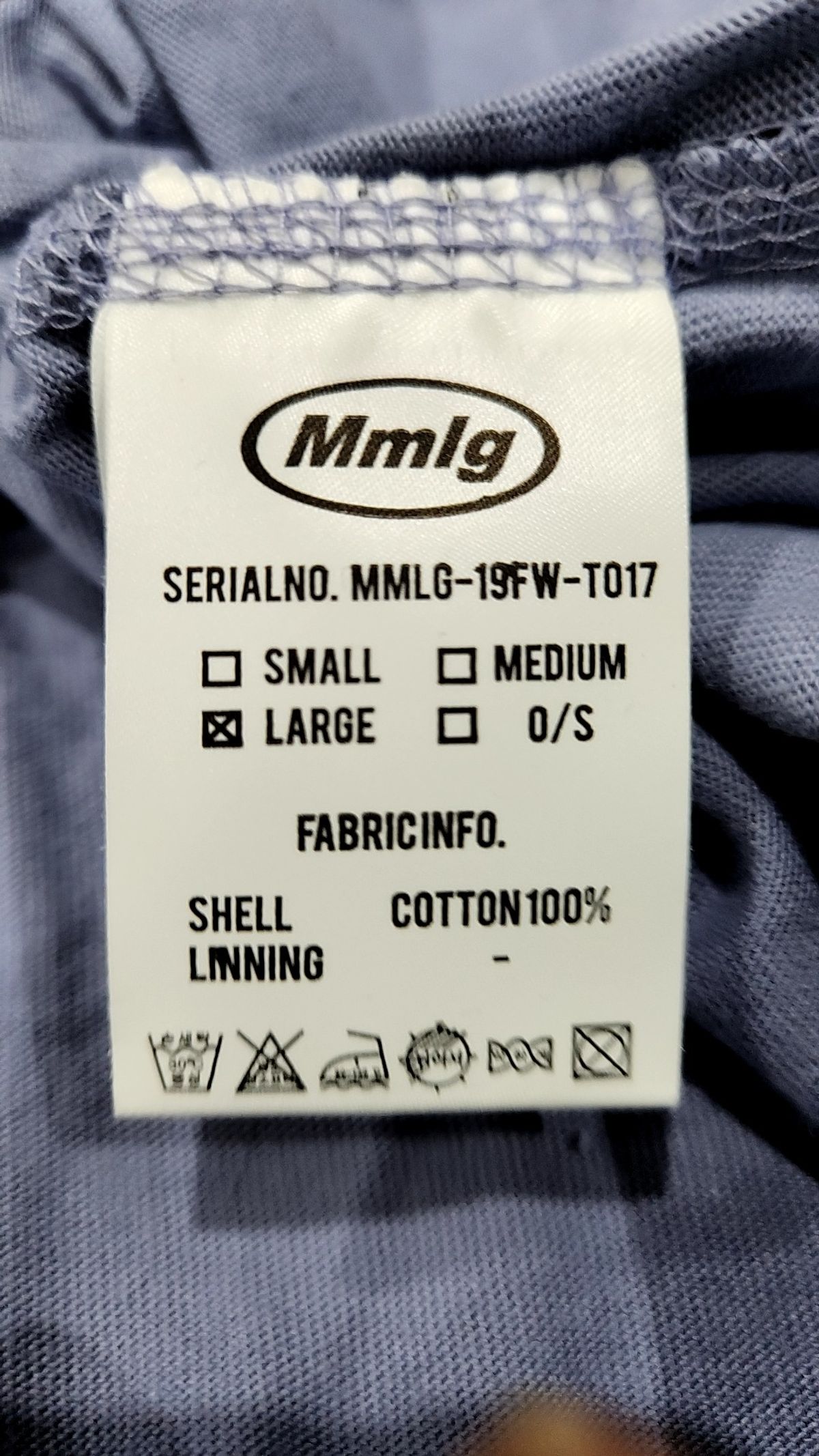 엠엠엘지(MMLG) [Mmlg] RAINBOW M LSV-T (MELANGE BLUE) L