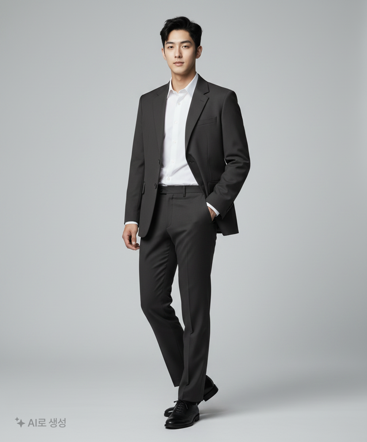무신사 스탠다드(MUSINSA STANDARD) 대디 숄더 오버사이즈 블레이저 [블랙] M