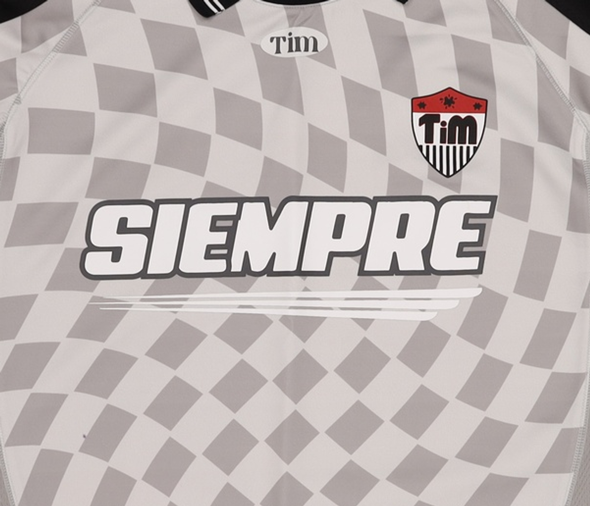 팀코믹스(TIMCOMIX) SIEMPRE CHECKERBOARD SOCCER JERSEY LIGHT GRAY 0