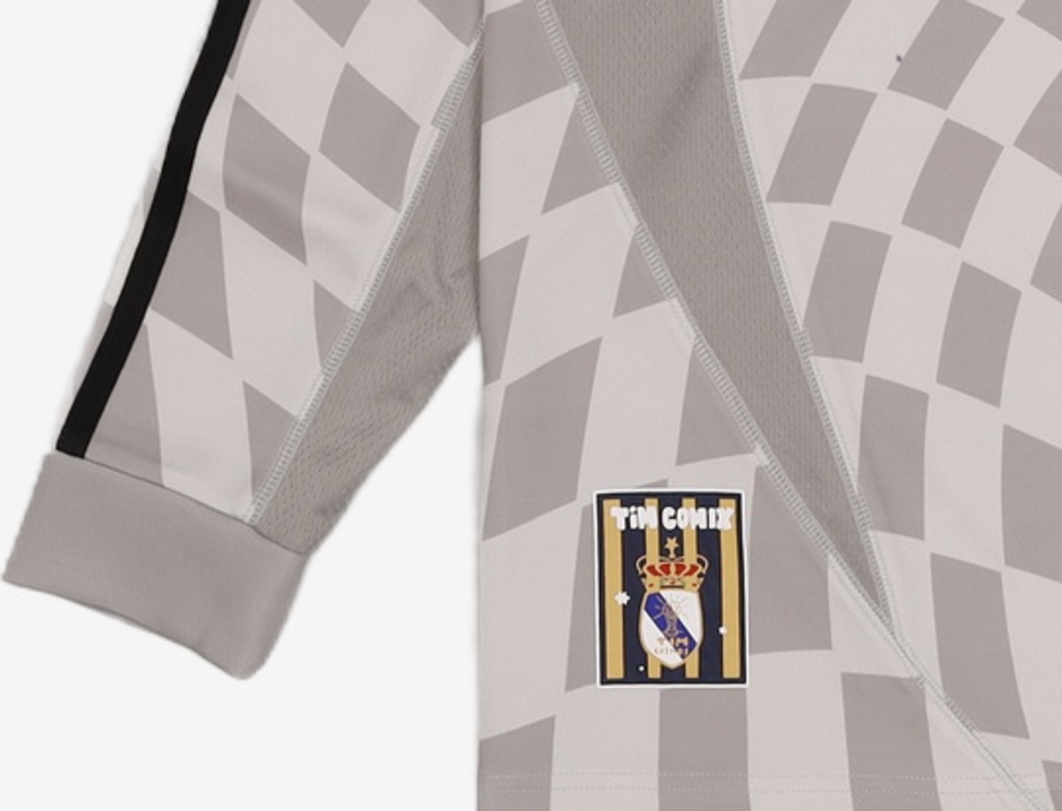 팀코믹스(TIMCOMIX) SIEMPRE CHECKERBOARD SOCCER JERSEY LIGHT GRAY 0