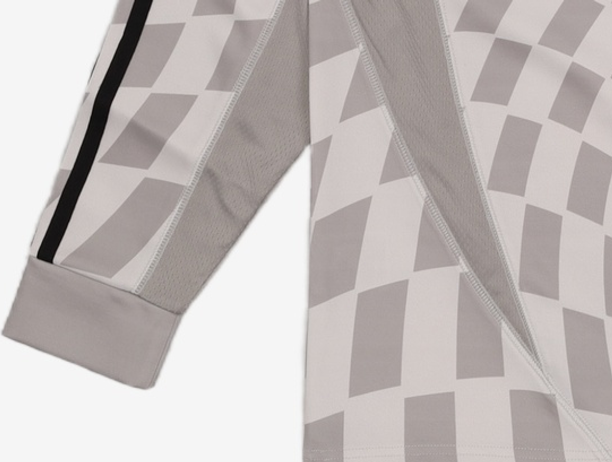 팀코믹스(TIMCOMIX) SIEMPRE CHECKERBOARD SOCCER JERSEY LIGHT GRAY 0