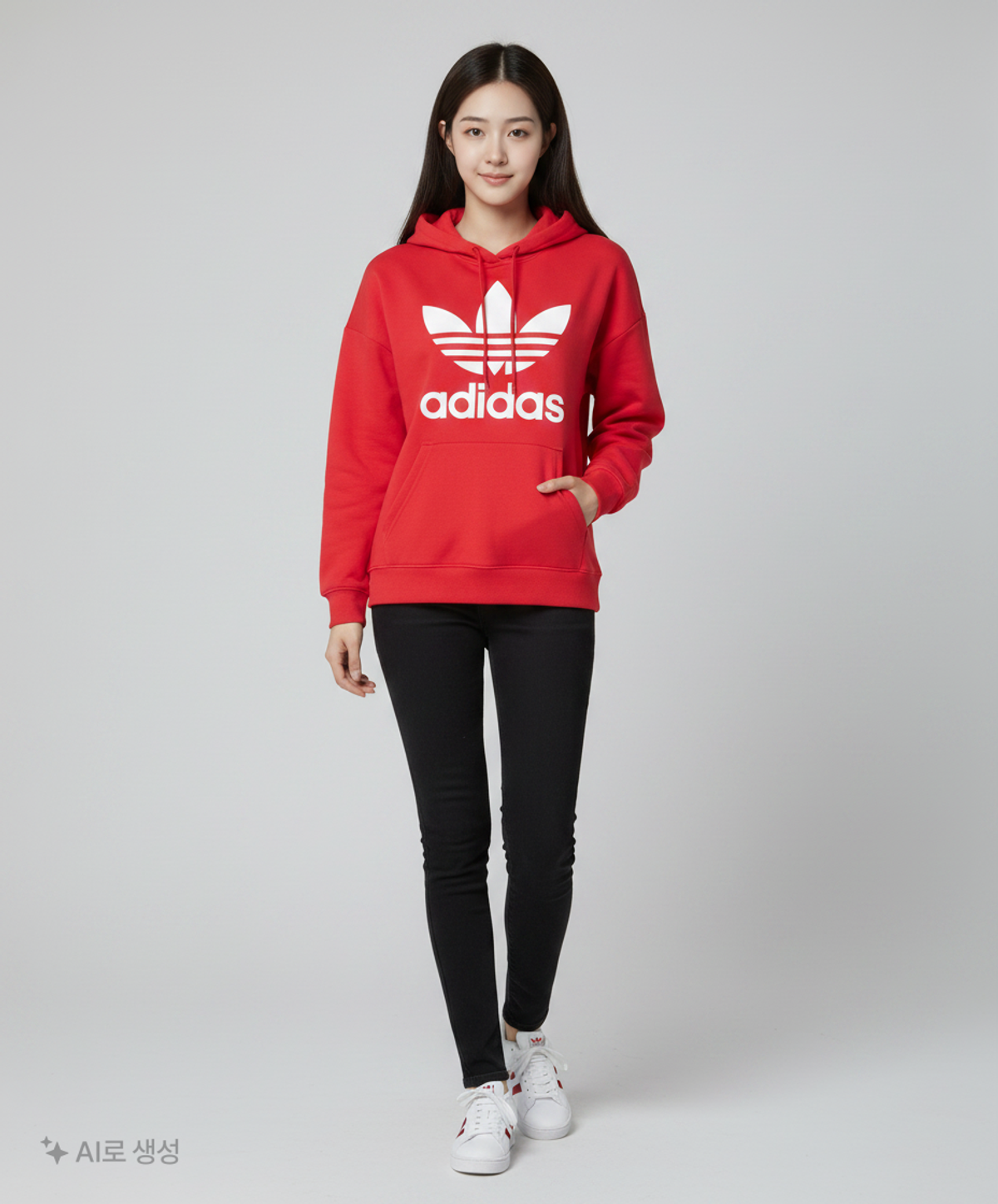 아디다스(ADIDAS) 후드 티셔츠 XS