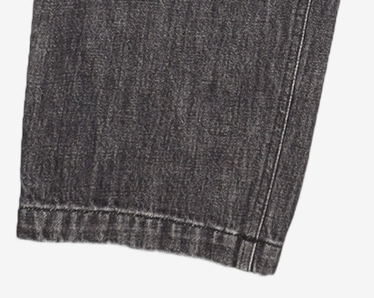 포트너스(FOTTNERS) Two Tuck Straight Black Jeans S