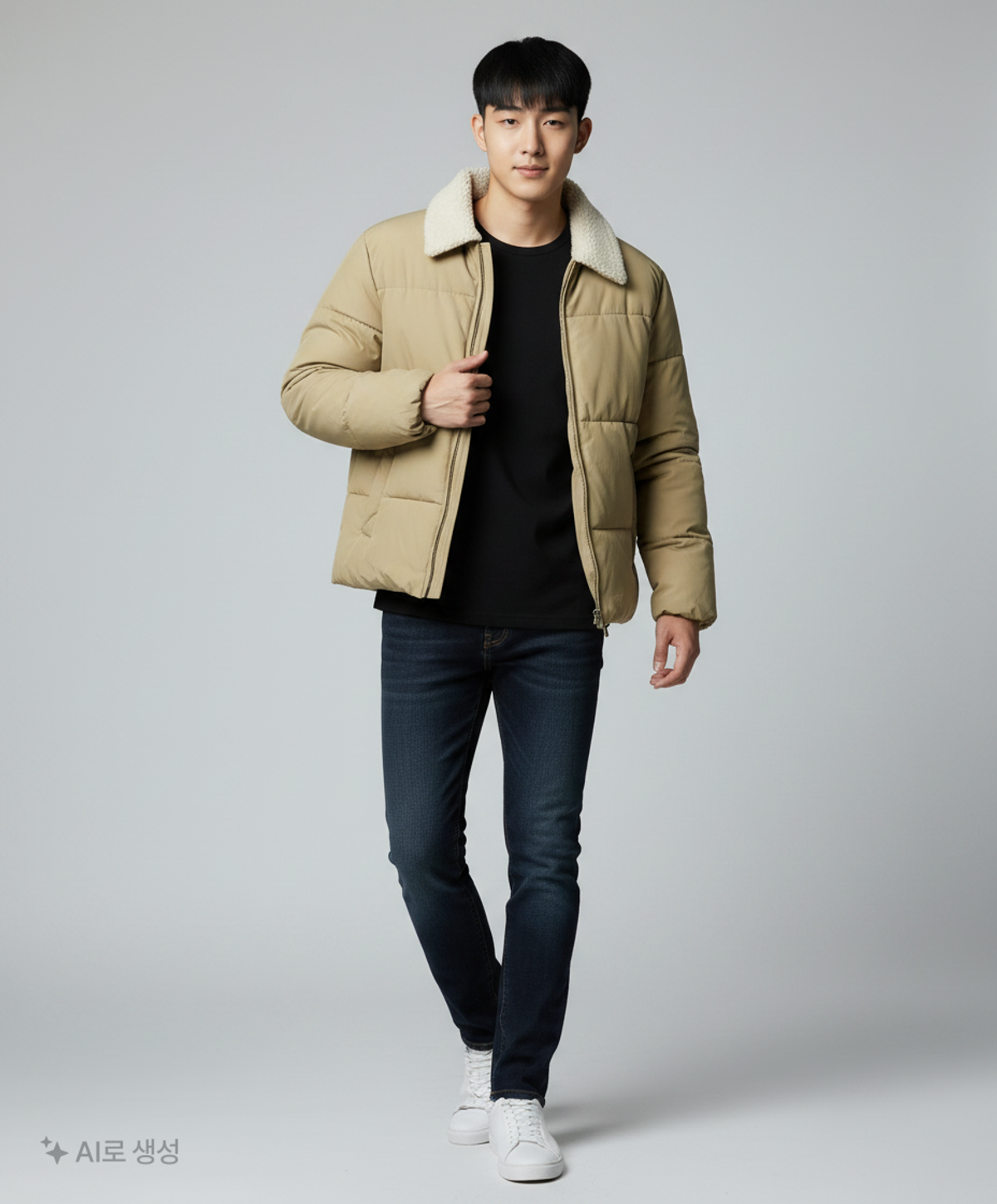 스파오(SPAO) 숏 패딩/숏 헤비 아우터 M