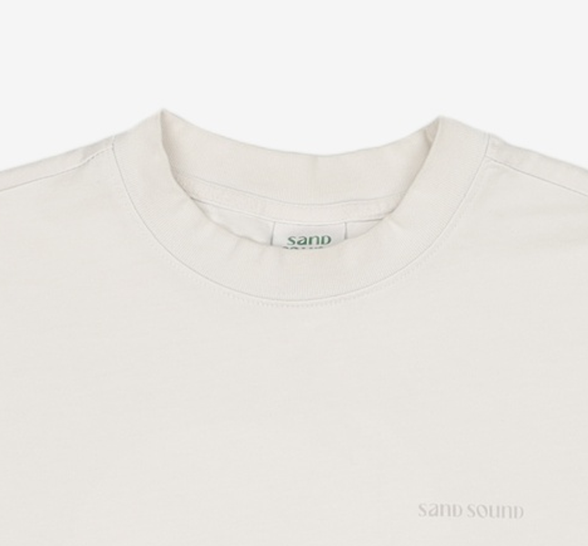 샌드 사운드(SAND SOUND) (UNISEX) 조개 그래픽 오버핏 반팔 티셔츠  화이트 S