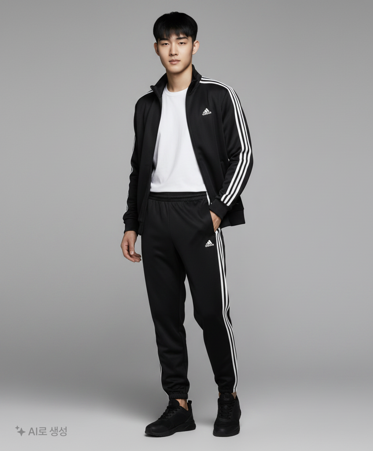 아디다스(ADIDAS) 3S 팬츠 - 블랙 / HS3396 M