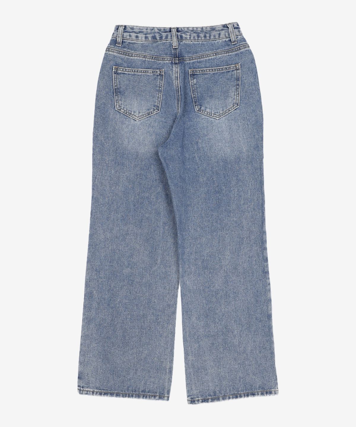 미쏘(MIXXO) 하이웨이스트 와이드핏 데님 MIWTJC417J S