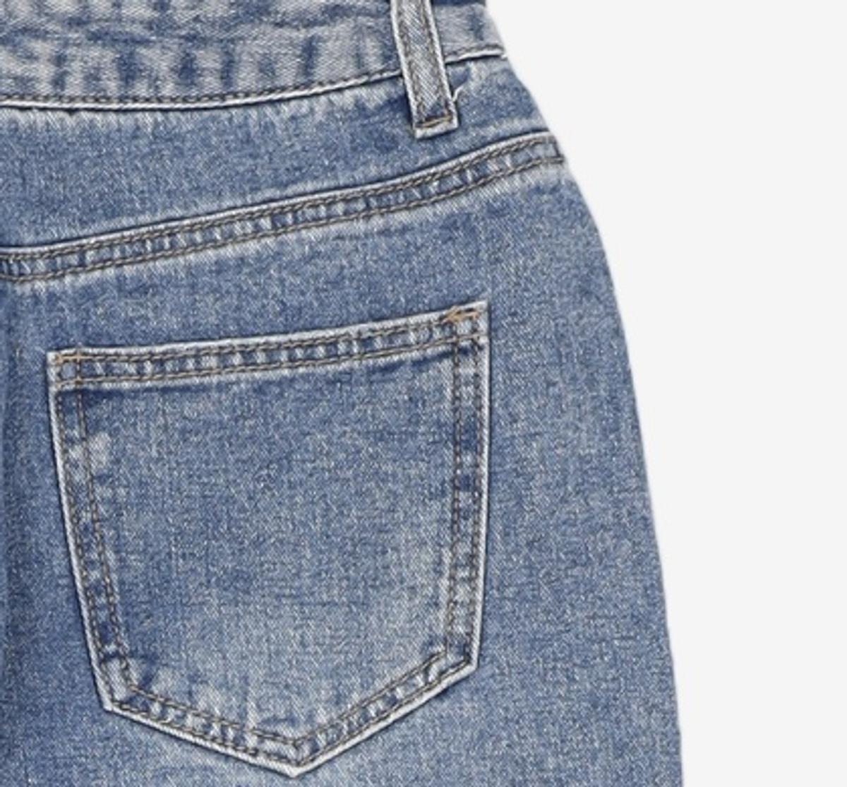 미쏘(MIXXO) 하이웨이스트 와이드핏 데님 MIWTJC417J S