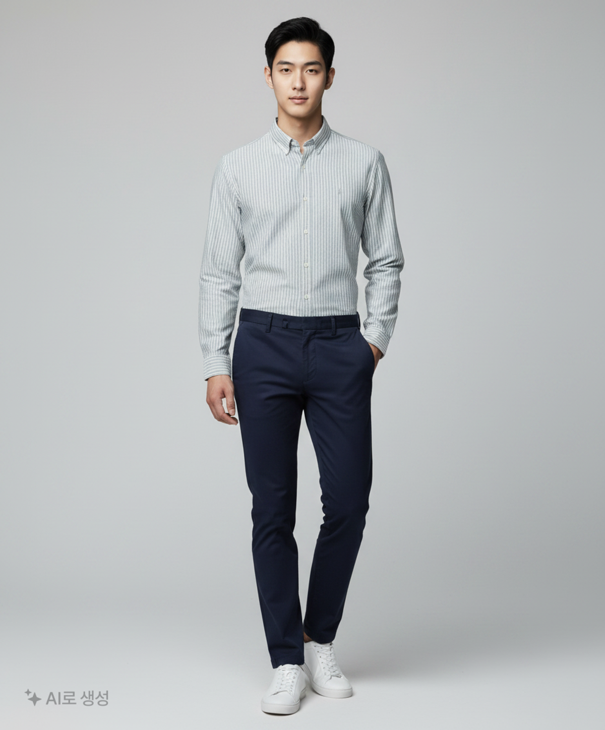 올젠(OLZEN) 캐주얼 셔츠 100