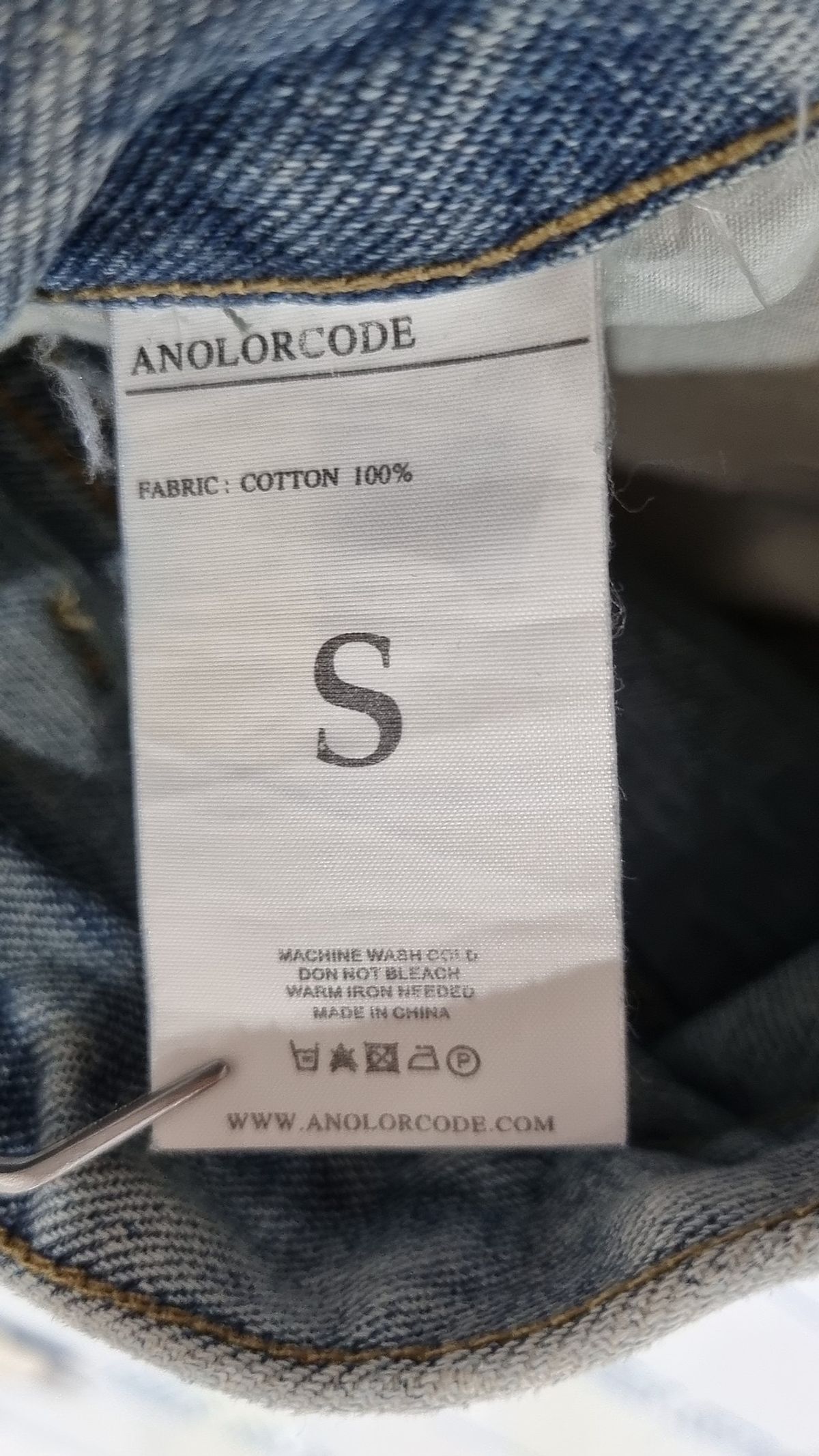 어널러코드(ANOLORCODE) 청/데님 팬츠 S