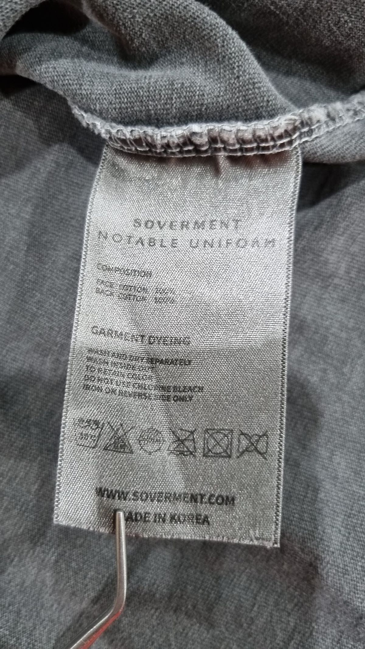 소버먼트(SOVERMENT) 반소매 티셔츠 L