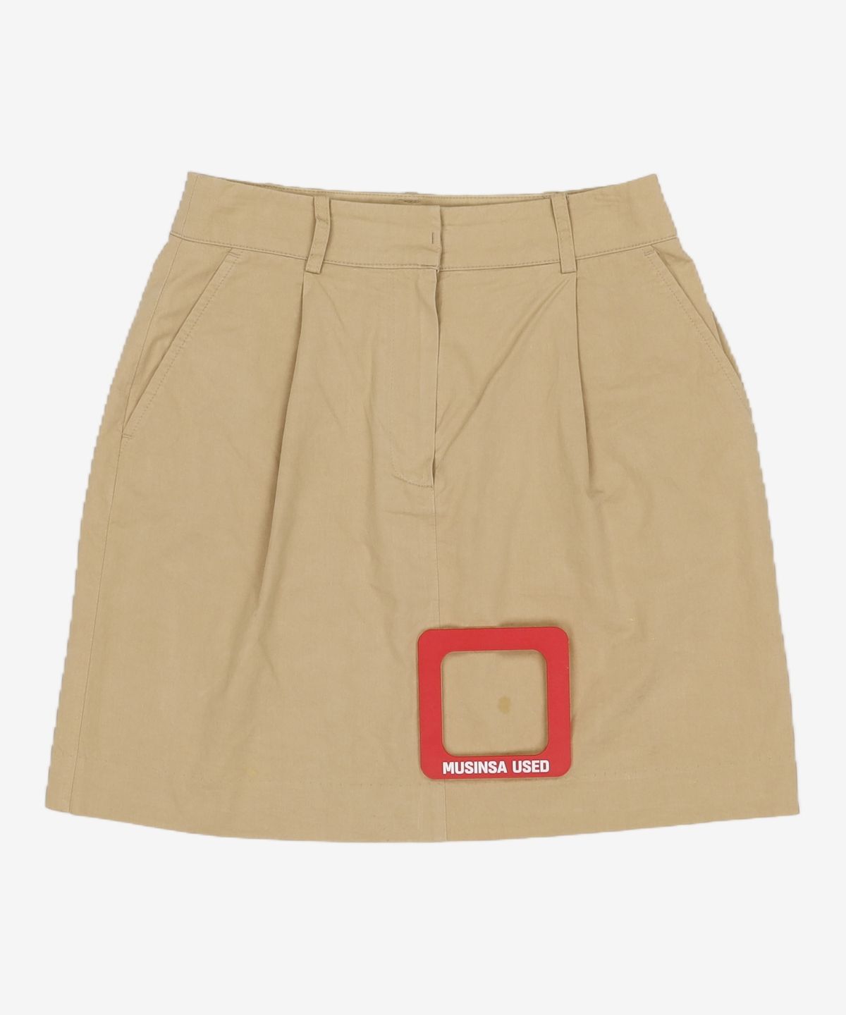 미쏘(MIXXO) 투턱 A라인 미니스커트 MIWWHC901C 24