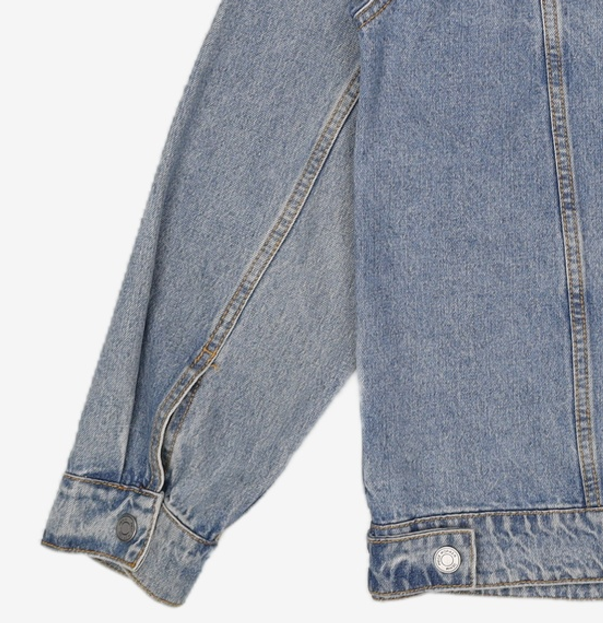 피스워커(PIECE WORKER) Denim Armor 595 - Medium Blue / Semi Over L