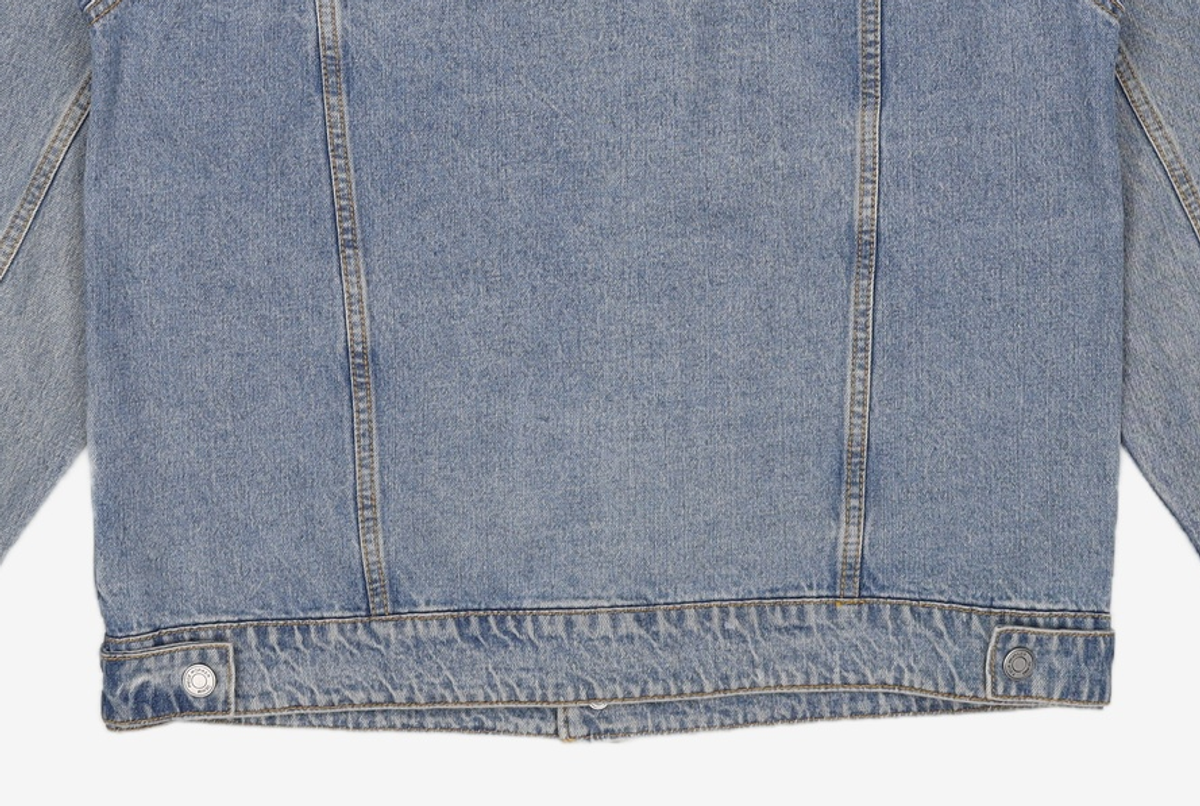 피스워커(PIECE WORKER) Denim Armor 595 - Medium Blue / Semi Over L
