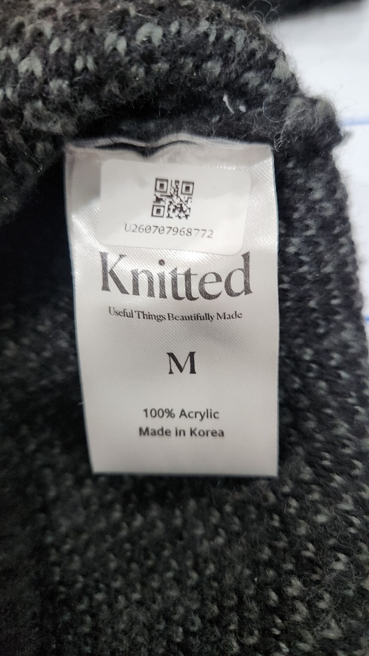 니티드(KNITTED) 니트/스웨터 M
