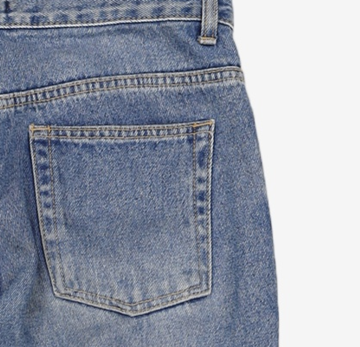 오더아카이브(ORDER ARCHIVE) Minimal wide jeans - 워시드블루 30