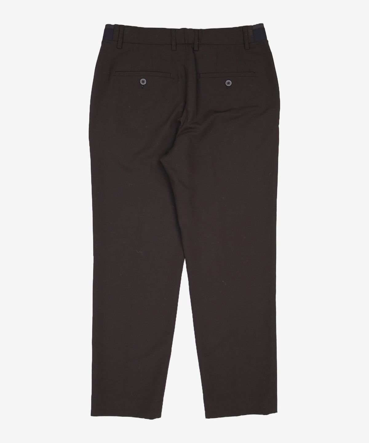가먼트레이블(GARMENT LABLE) Banding Tapered Crop Slacks - Black 100
