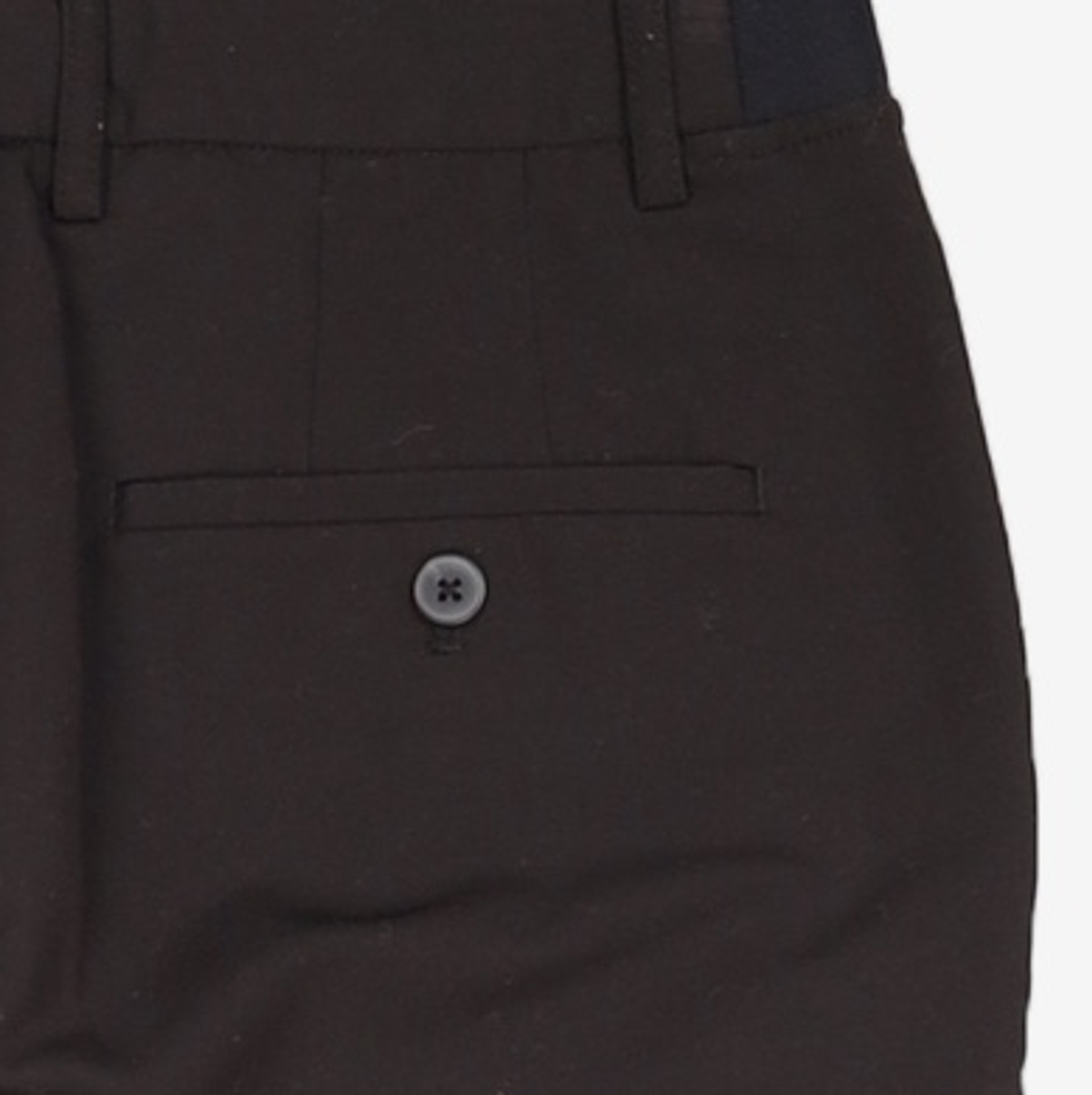 가먼트레이블(GARMENT LABLE) Banding Tapered Crop Slacks - Black 100