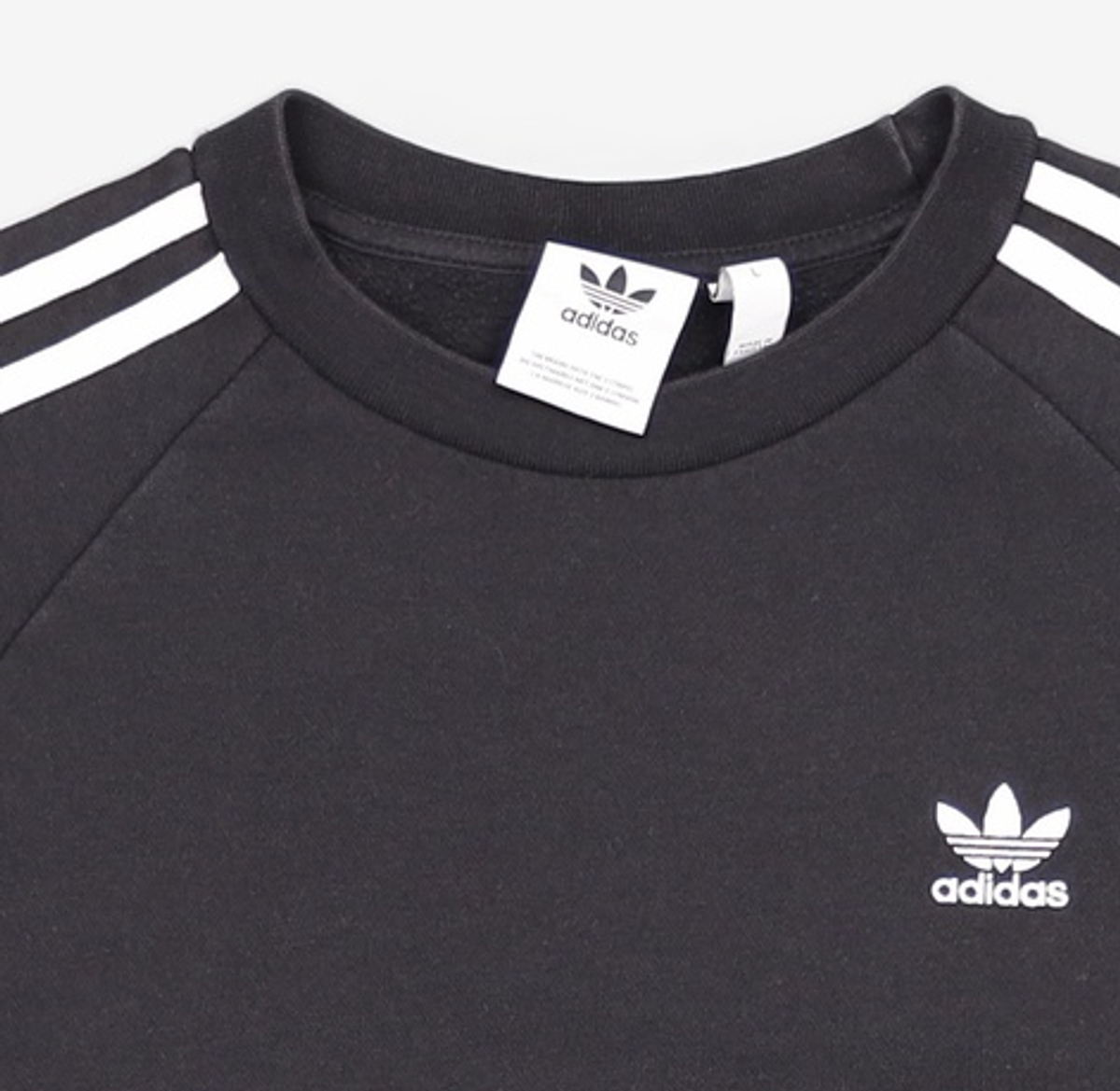 아디다스(ADIDAS) 3 ST 크루 - 블랙 / DV1555 L