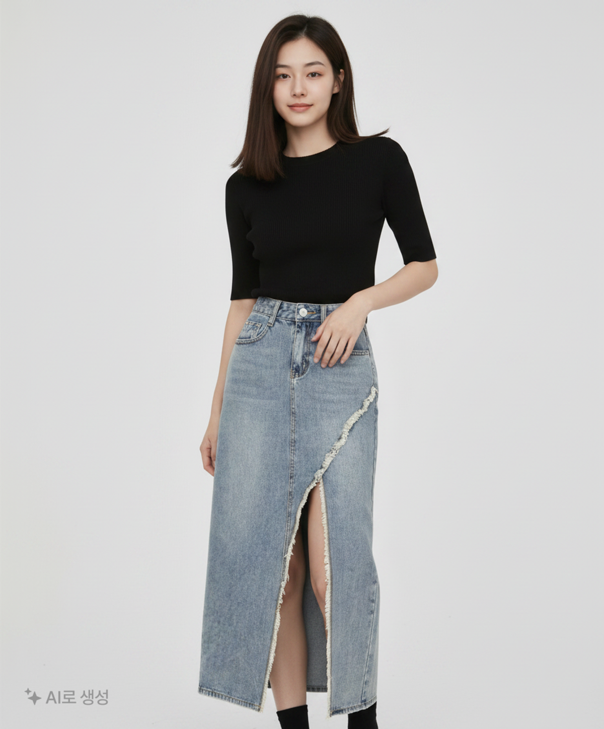 에비스진스(Evis Jeans) 롱스커트 S