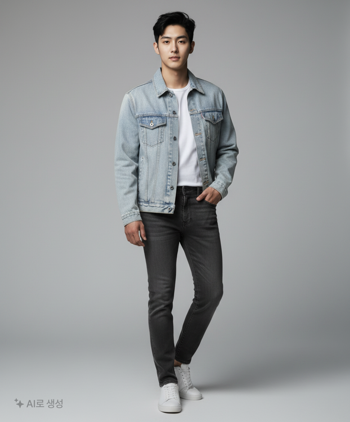 무신사 스탠다드(MUSINSA STANDARD) 데님/트러커 재킷 M