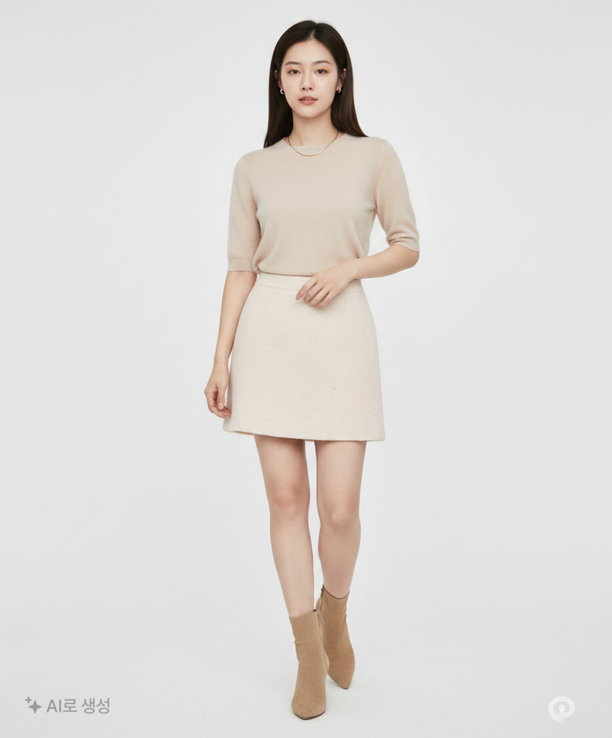 미쏘(MIXXO) A라인 미니 스커트 MIWWHD101G 26