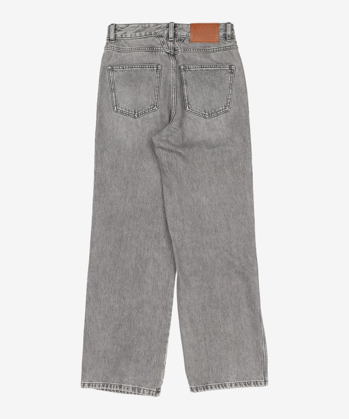 마리떼 프랑소와 저버(MARITHÉ + FRANҪOIS GIRBAUD) W HIGH STRAIGHT DENIM PANTS light gray 27