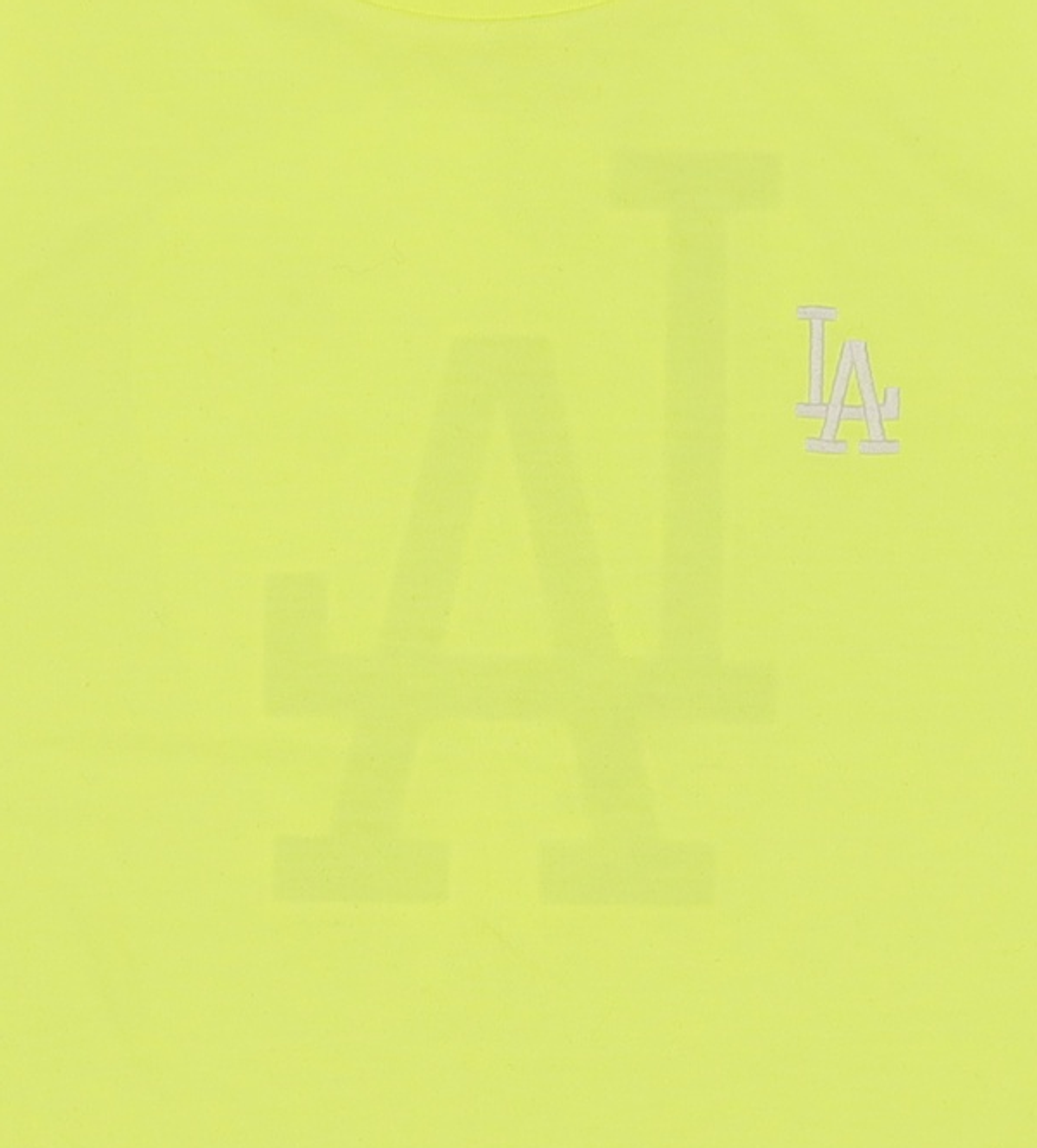 엠엘비(MLB) 빅로고 팝콘 티셔츠 LA (YELLOW) S