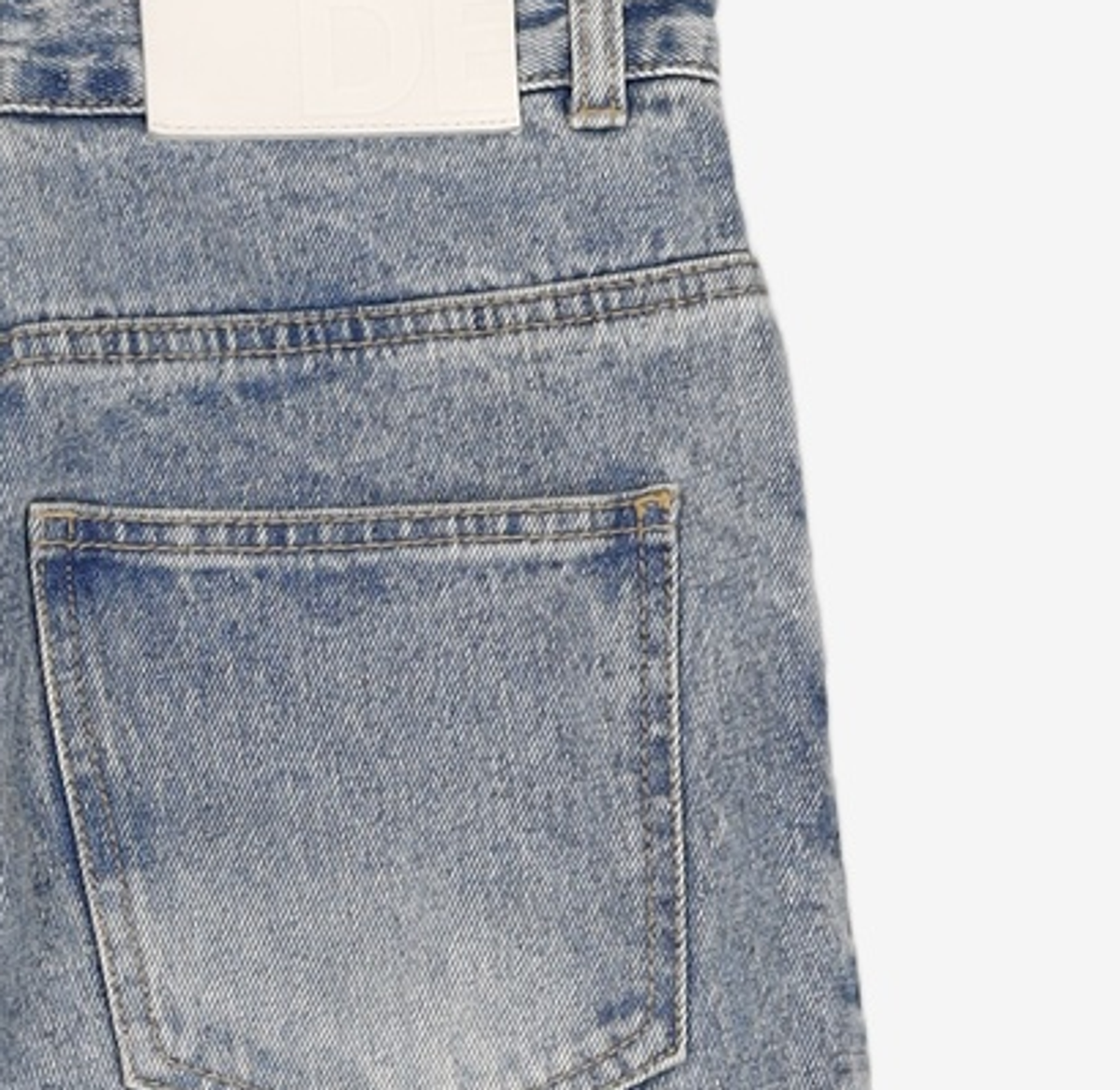 데케트(DECET) [스프링/썸머]Dawn Semi Wide Jeans DCPT002Black 28
