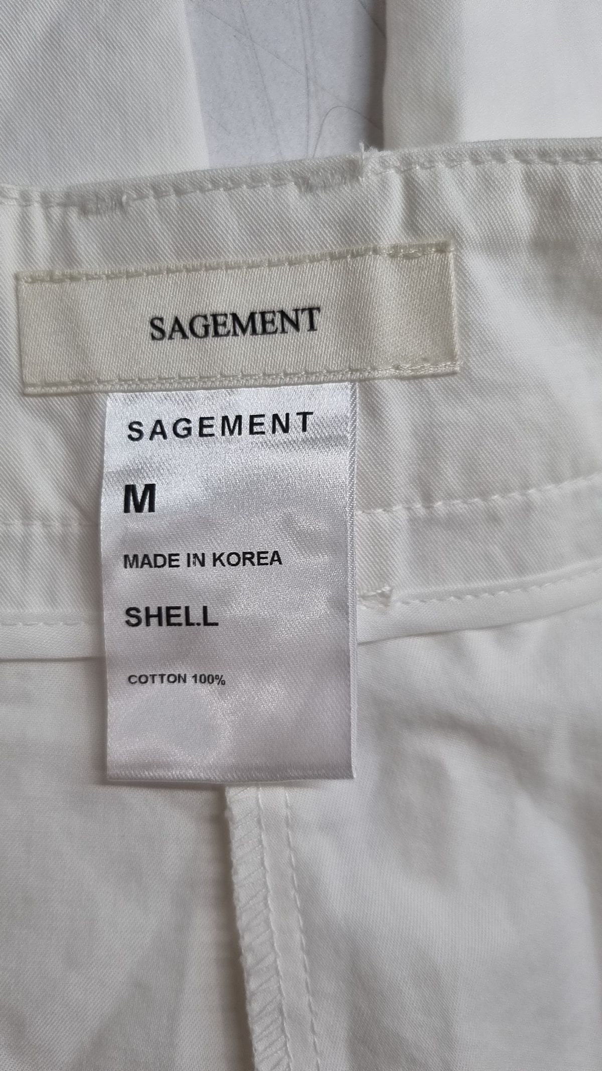 세이지먼트(SAGEMENT) 코튼 팬츠 M