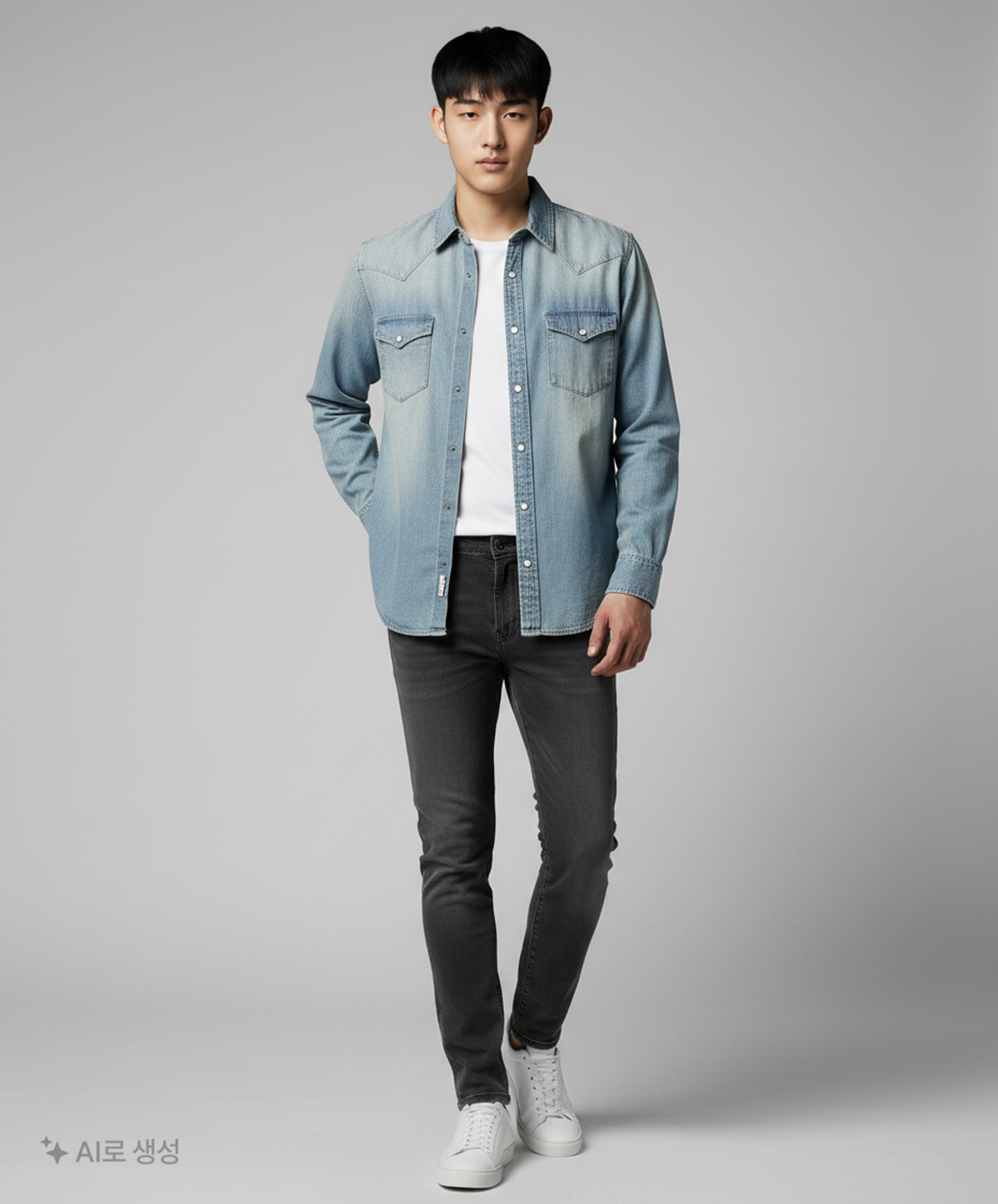 무신사 스탠다드(MUSINSA STANDARD) 캐주얼 셔츠 S