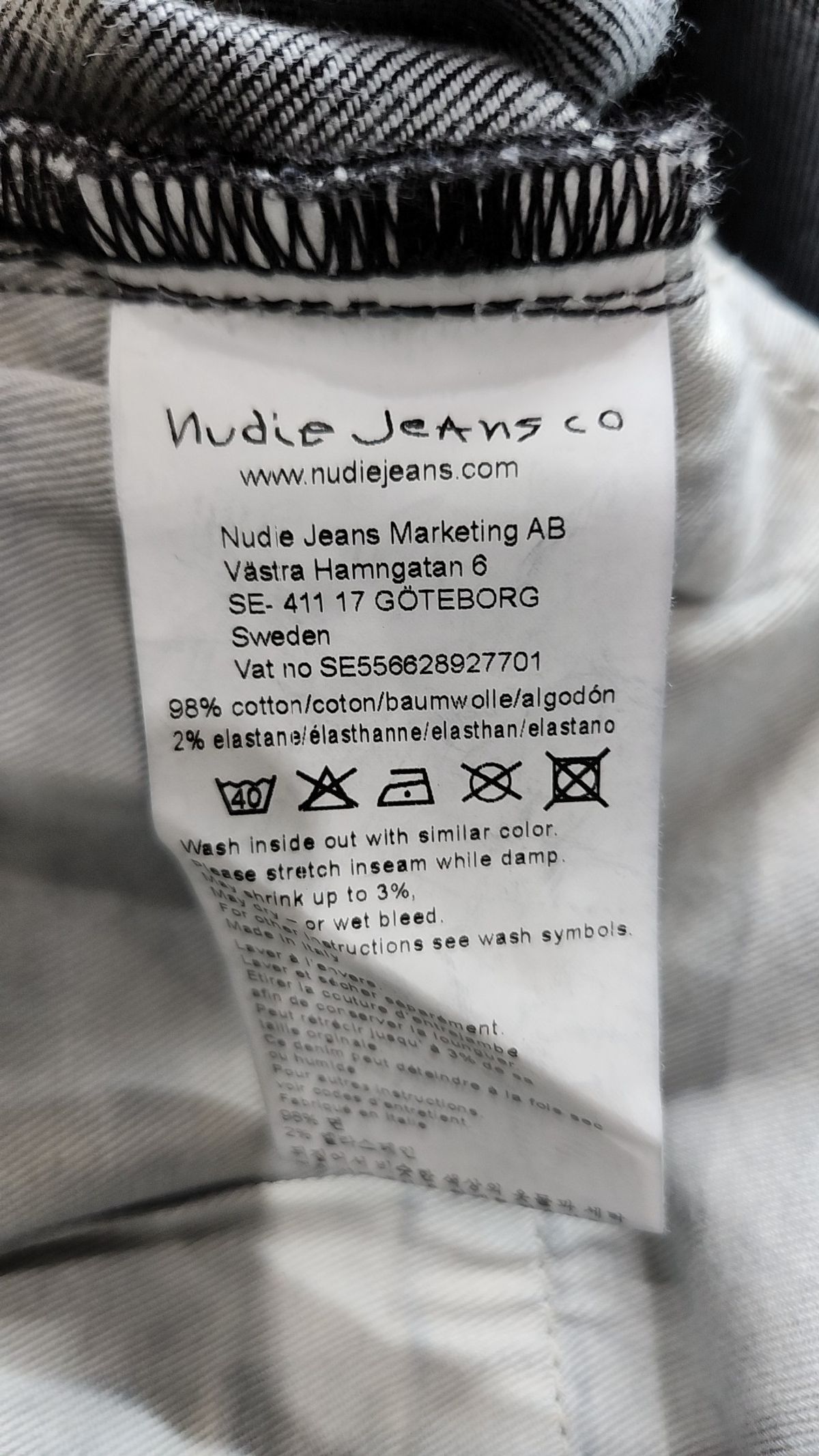 누디진(NUDIEJEANS) 청/데님 팬츠 31