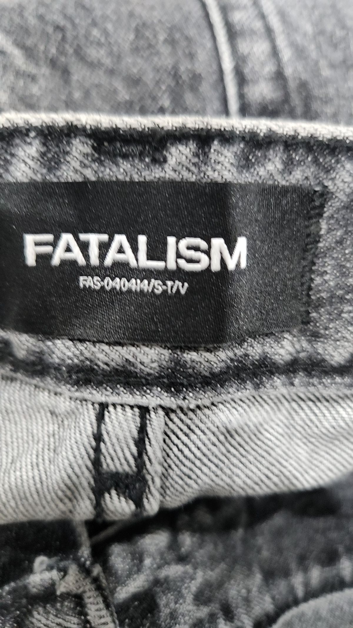 페이탈리즘(FATALISM) 청/데님 팬츠 46