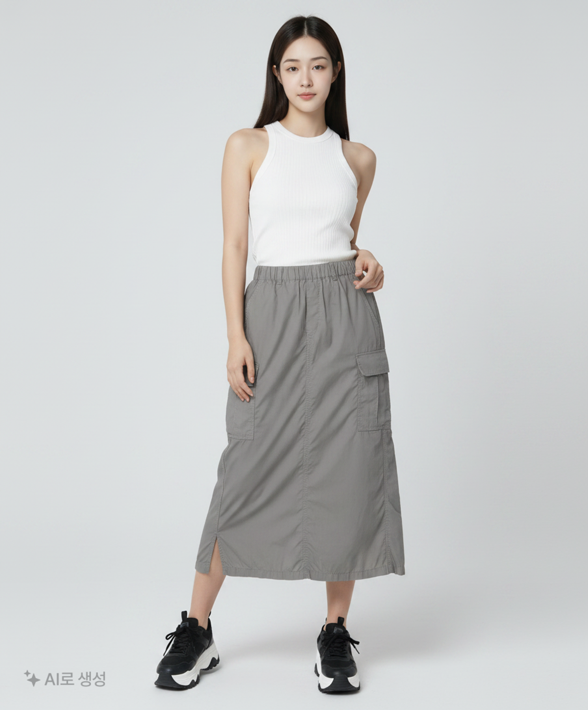 유니클로(UNIQLO) 롱스커트 M