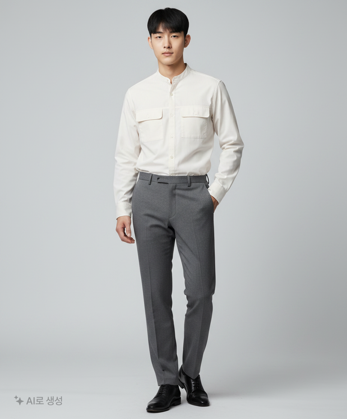 플랙(PLAC) Animatedly Coloration Linen shirts_WH (PWOE2LSRA6M0C2) M