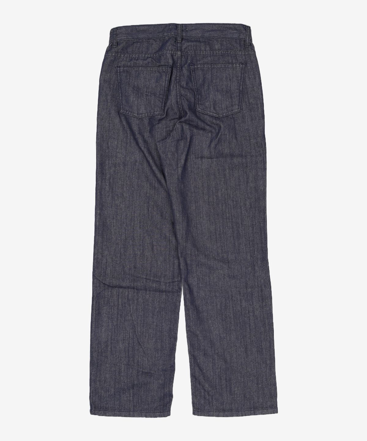 오더아카이브(ORDER ARCHIVE) Minimal wide jeans - 논페이드 로우인디고 28