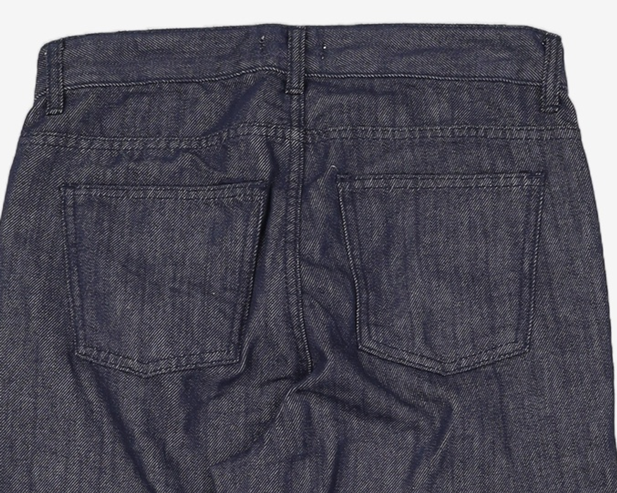 오더아카이브(ORDER ARCHIVE) Minimal wide jeans - 논페이드 로우인디고 28