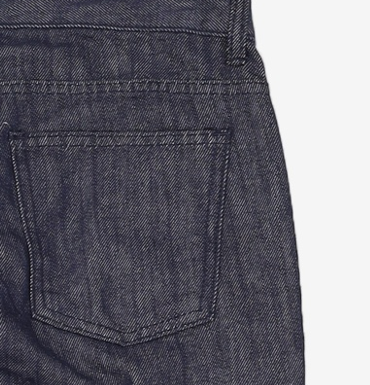 오더아카이브(ORDER ARCHIVE) Minimal wide jeans - 논페이드 로우인디고 28
