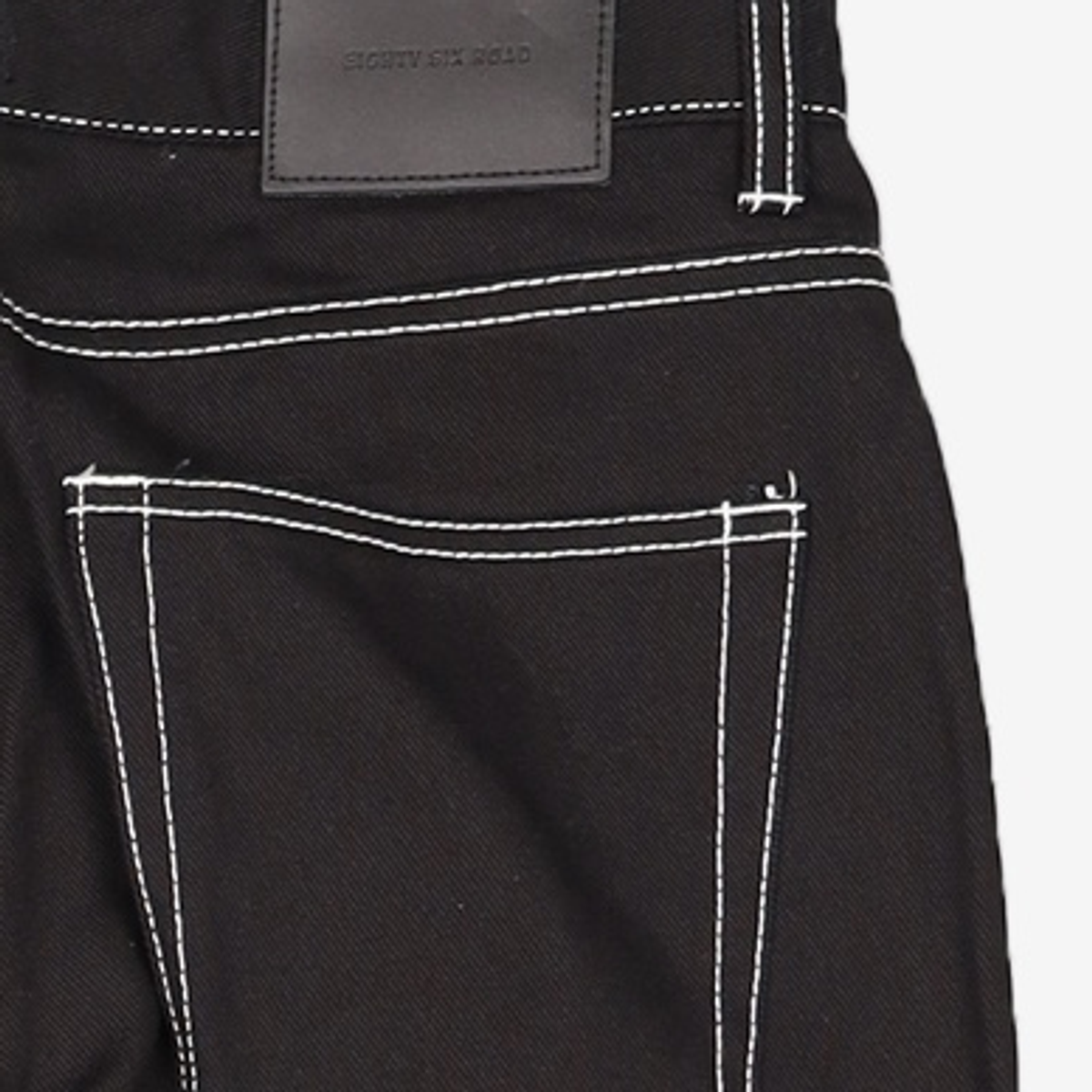 86로드(86ROAD) STITCH BLACK CHIP / CROP TAPERED 32