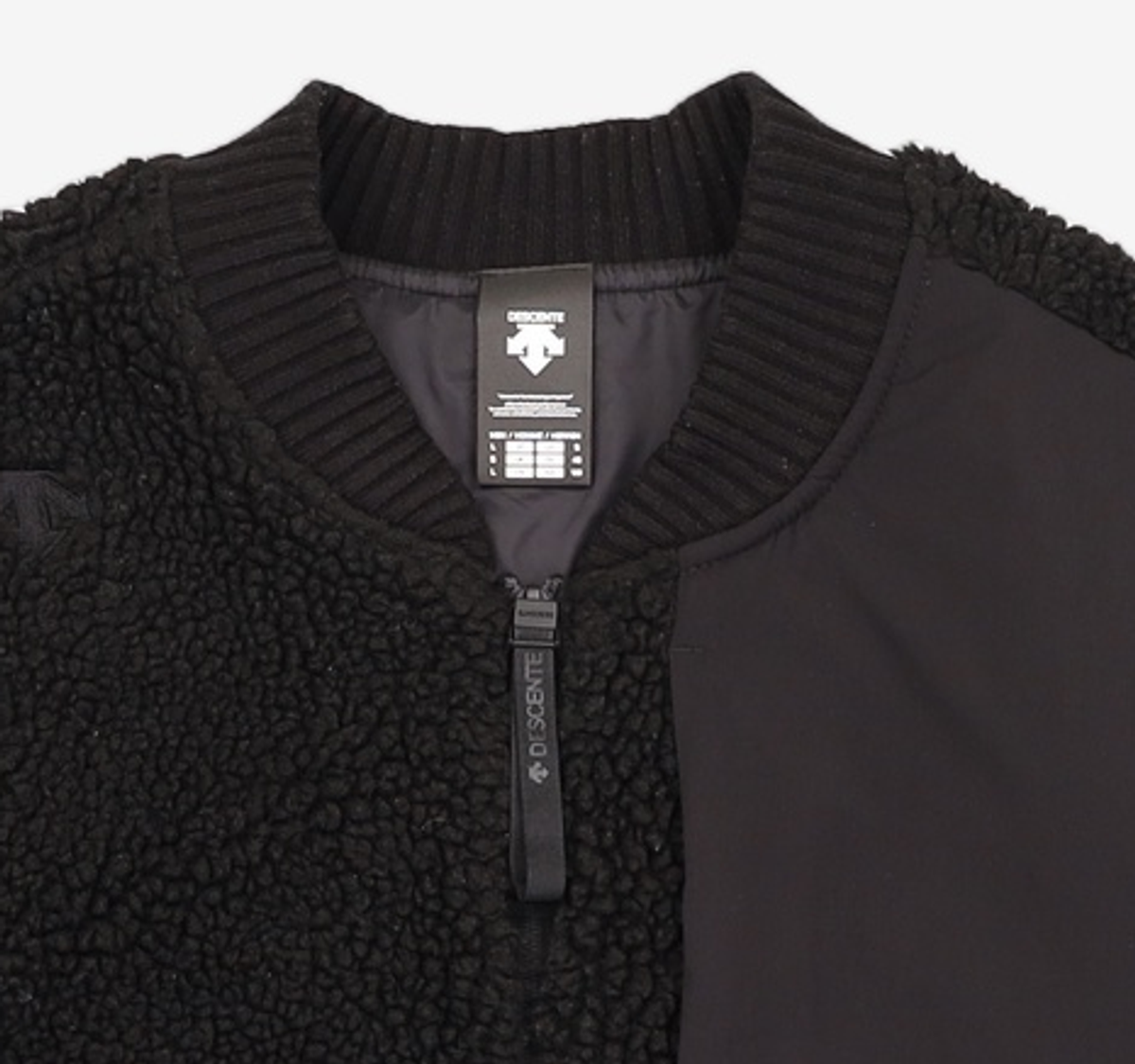 데상트(DESCENTE) 남성 모션 헨리넥 부클레 플리스 자켓 (S8421TKT16) 100
