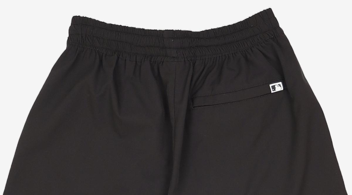 엠엘비(MLB) 베이직 스몰로고 5부 우븐 반바지 NY (Black) M
